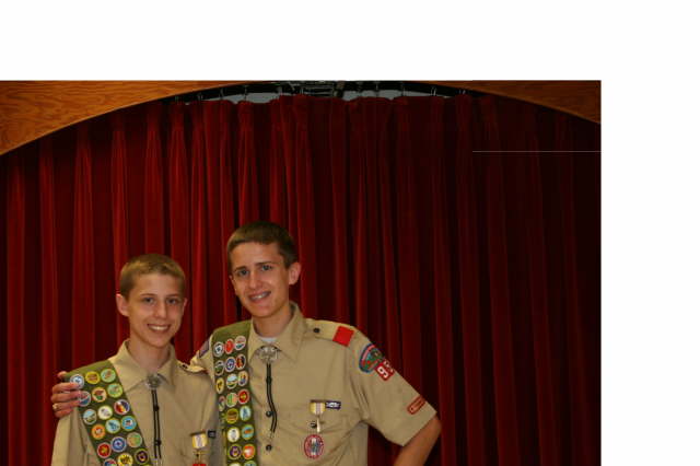 Wolternist brothers & Eagle Scouts do their "Good Deeds"